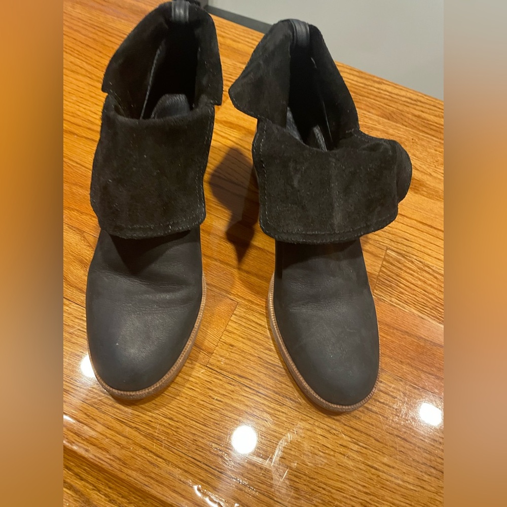 UGG Black Suede Ankle Boots
